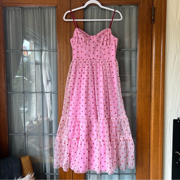 Betsey Johnson Heart Dress NWT - Picture 2 of 7